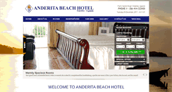 Desktop Screenshot of anderitabeachhotel.com